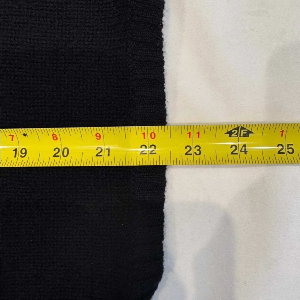 Skull Cashmere Black Sweater with Skull Tan Camouflage Design On Back - Picture 6 of 16